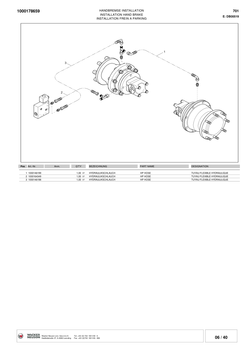 Wacker Neuson 701S SP Skid Steer Loader Parts Catalog - Image 14