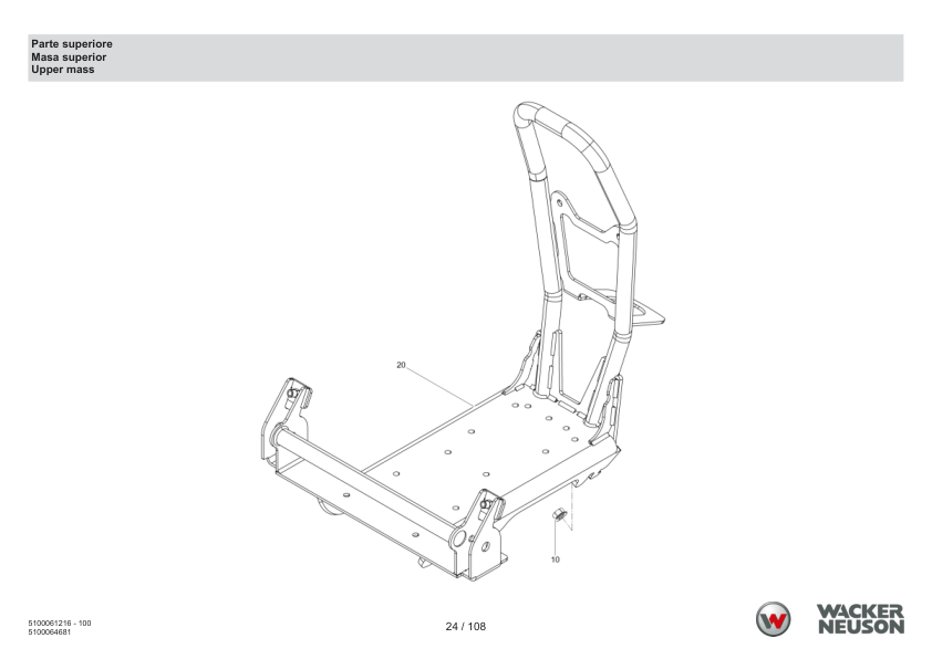 Wacker Neuson DPS1550AW Vibratory Plate Parts Catalog - Image 14