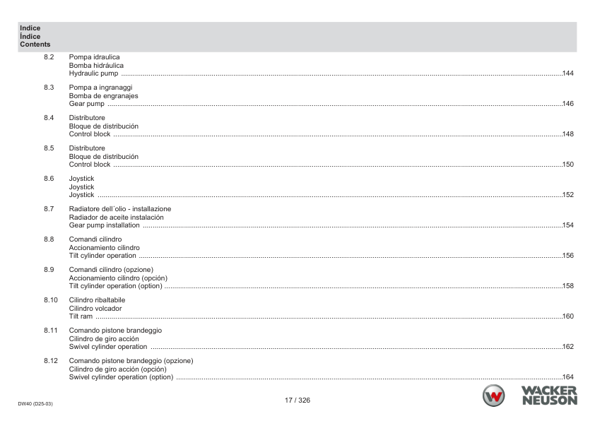 Wacker Neuson DW40 Dumper Parts Catalog SN from WNCD2503APAL00161 v1.2 - Image 16