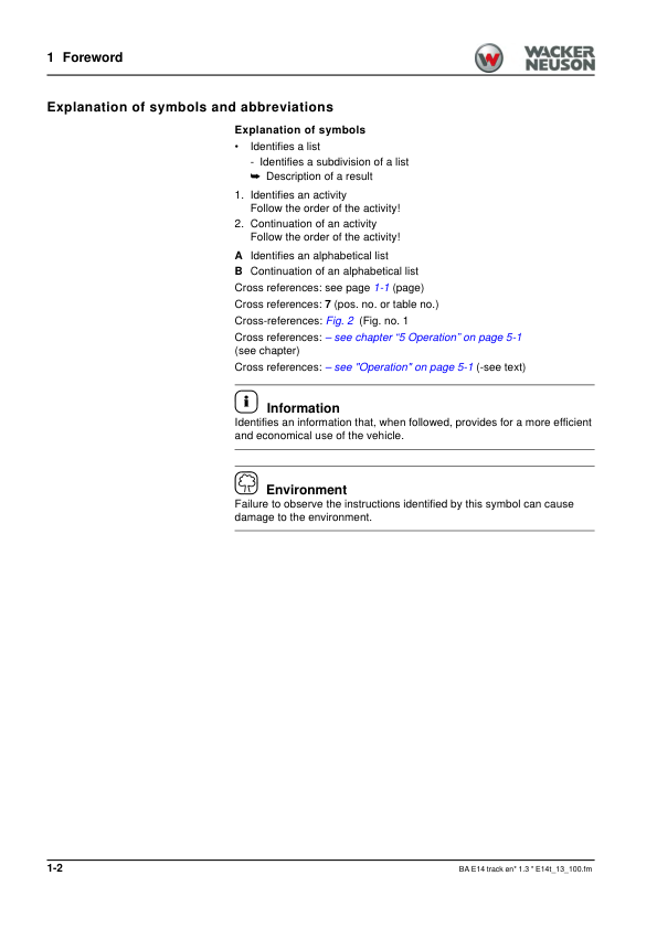 Wacker Neuson ET65 ET90 EZ80 Excavators Operators Manual LPAL CPAL v1.3 - Image 4