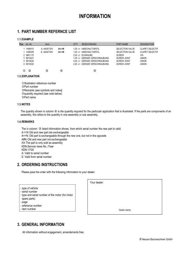 Wacker Neuson Lifton 1001 Parts Catalog SN from BB000680 v1.2 - Image 9