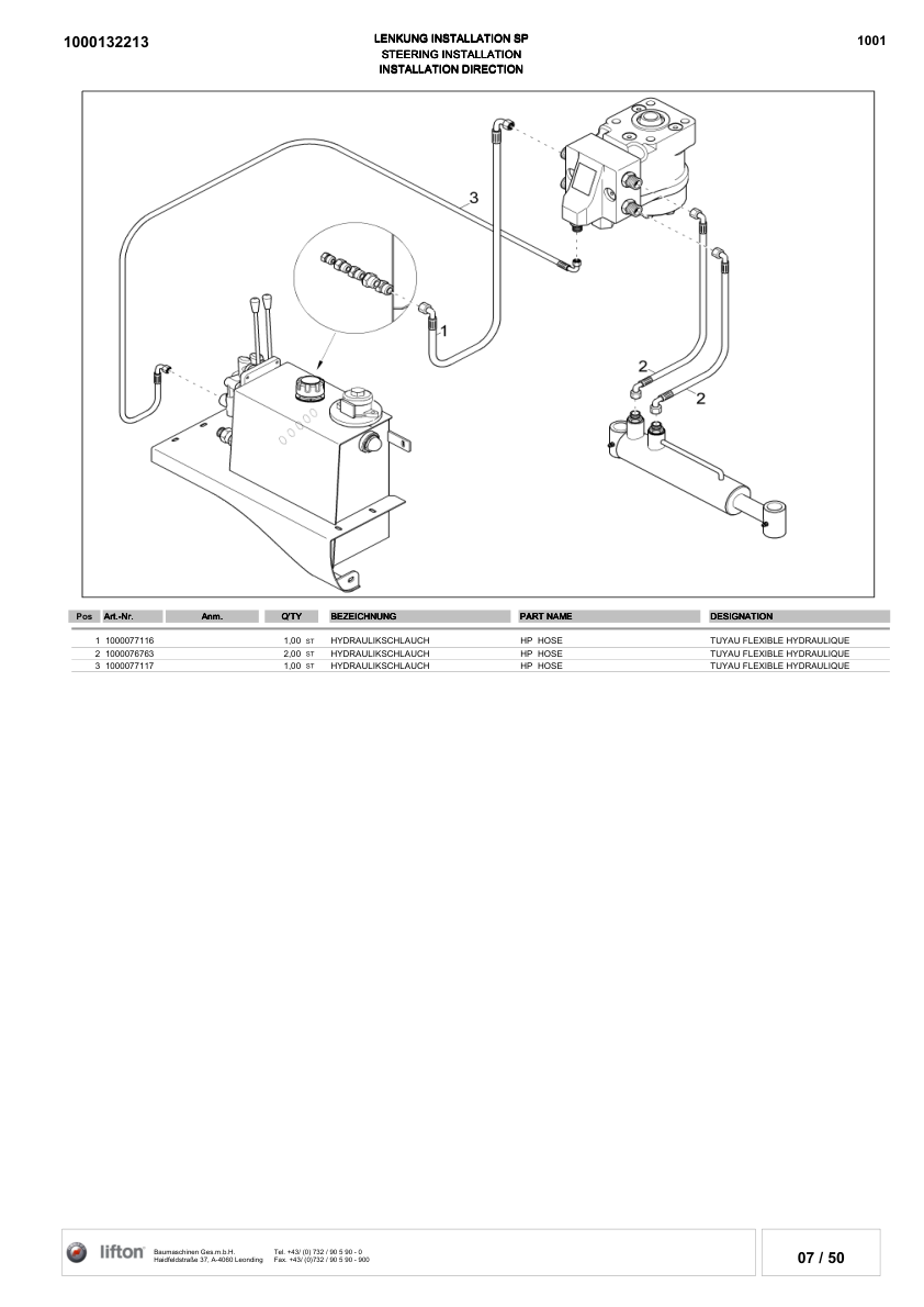 Wacker Neuson Lifton 1001 Parts Catalog SN from BB000680 v1.2 - Image 15