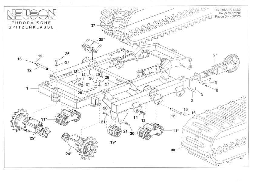 Wacker Neuson RK20S Dumper Parts Catalog - Image 6