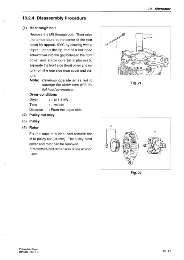 Yanmar 4TNE94 98 106 T Industrial Diesel Engine Service manual - Image 13