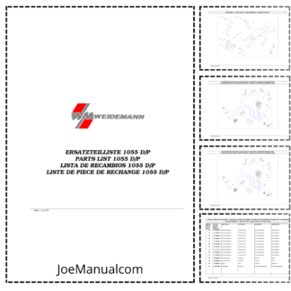 Weidemann 1055 DP Wheel Loader Parts Catalog
