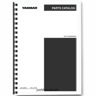 Yanmar 2GM20 2GM20B 2GM20C 2GM20F Marine Diesel Engine Parts Catalog Printed Book
