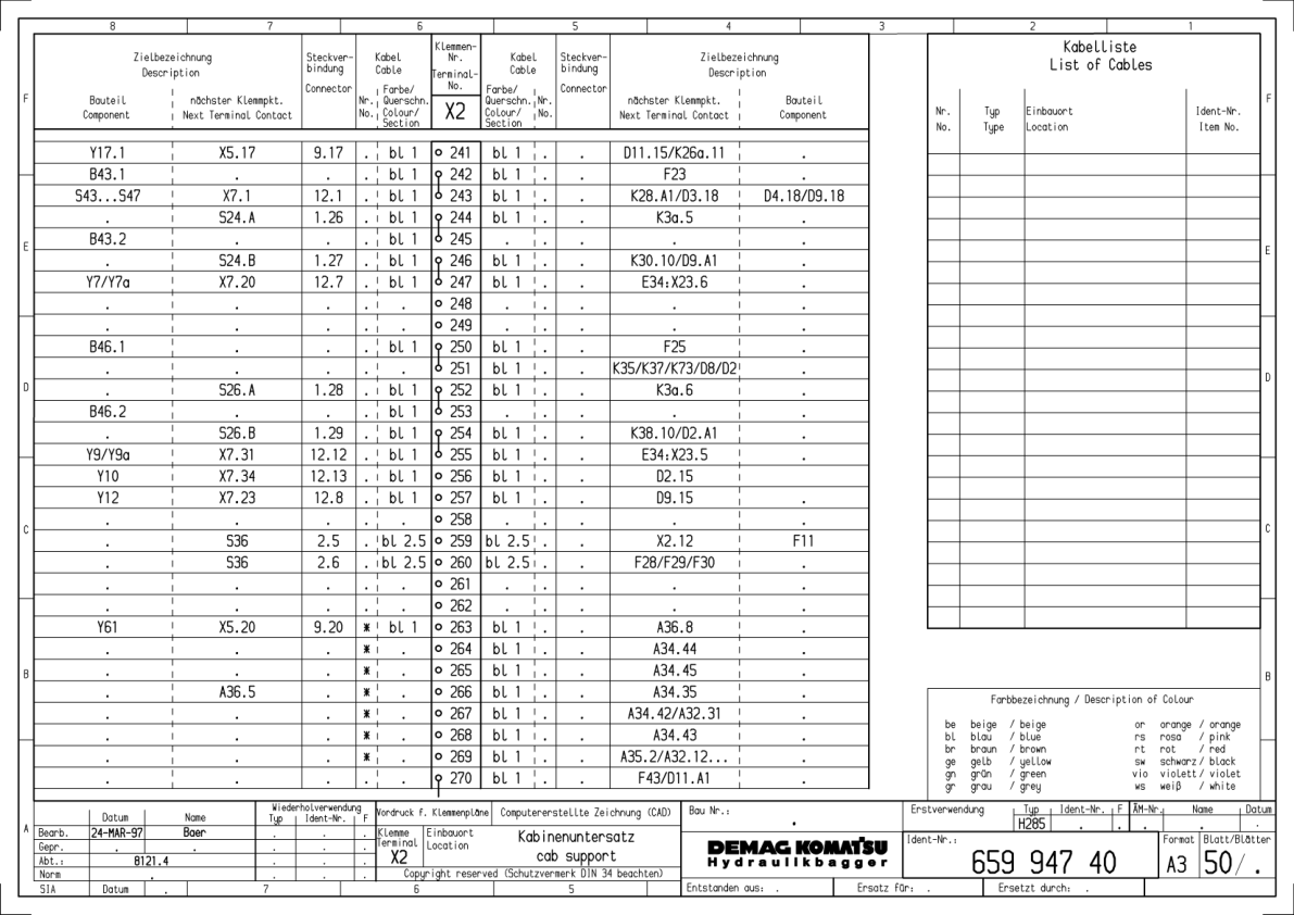 Komatsu H285S Mining Shovel Excavator Electrical and Hydraulic Diagrams SN 78135 and UP - Image 8