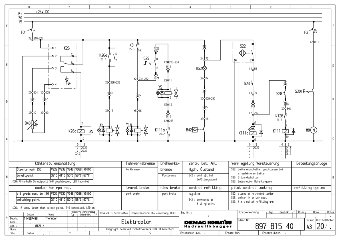 Komatsu H285S Mining Shovel Excavator Hydraulic Service Manual Manual SN 78115 and UP - Image 15