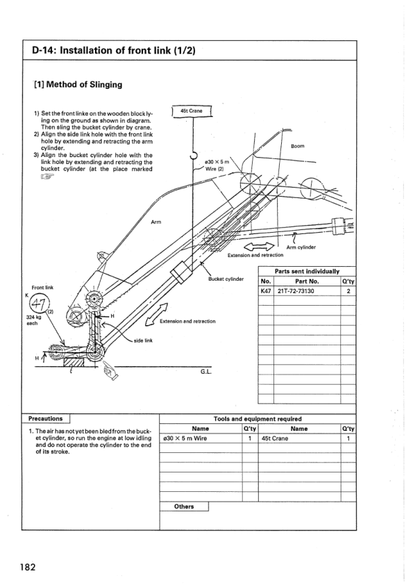 Komatsu PC1600-1 Mining Shovel Excavator Field Assembly Manual SN 10001 and UP - Image 17