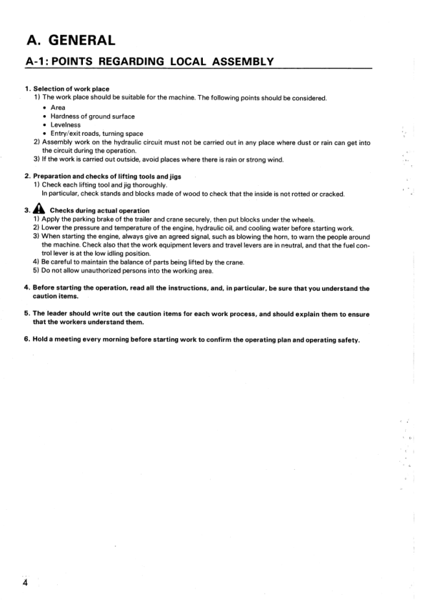 Komatsu PC1600-1 Mining Shovel Excavator Field Assembly Manual SN 10001 and UP - Image 9