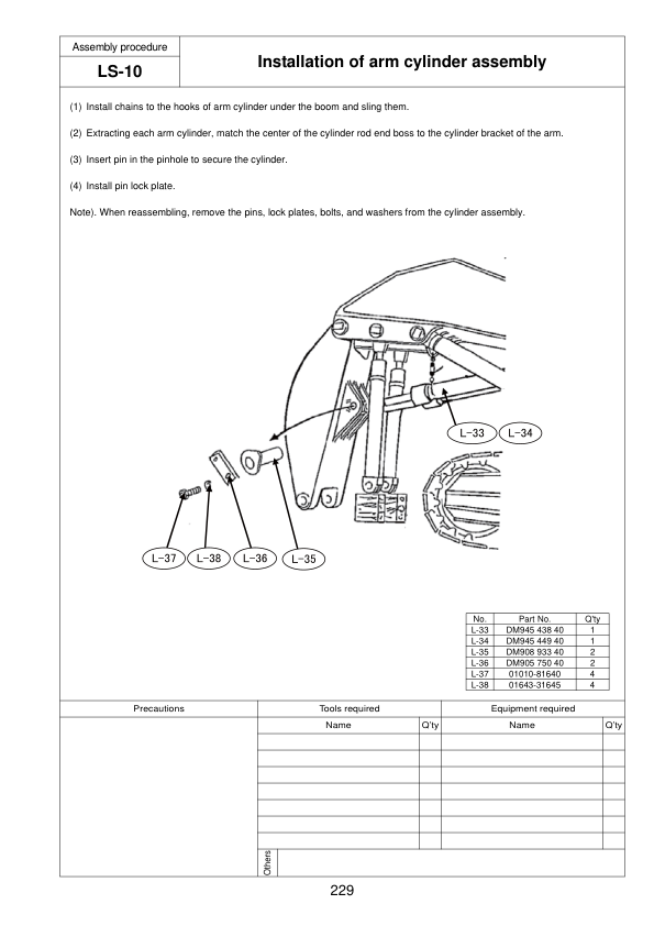 Komatsu PC2000-8 Mining Shovel Excavator Field Assembly Manual SN 20001 and UP - Image 19