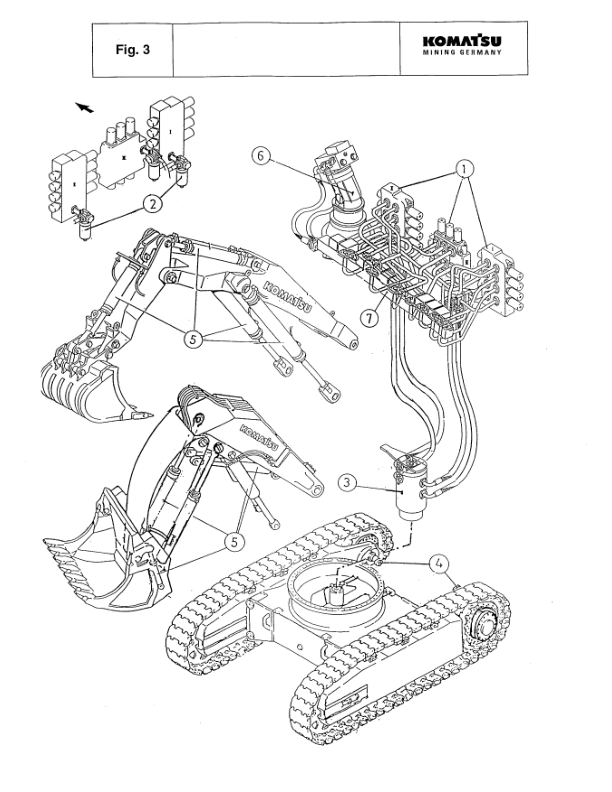 Komatsu PC3000-1 Mining Shovel Excavator Workshop Manual SN 6171 and UP - Image 5