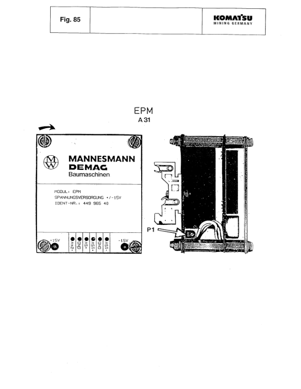 Komatsu PC3000-1 Mining Shovel Excavator Workshop Manual SN 6174 and UP - Image 17