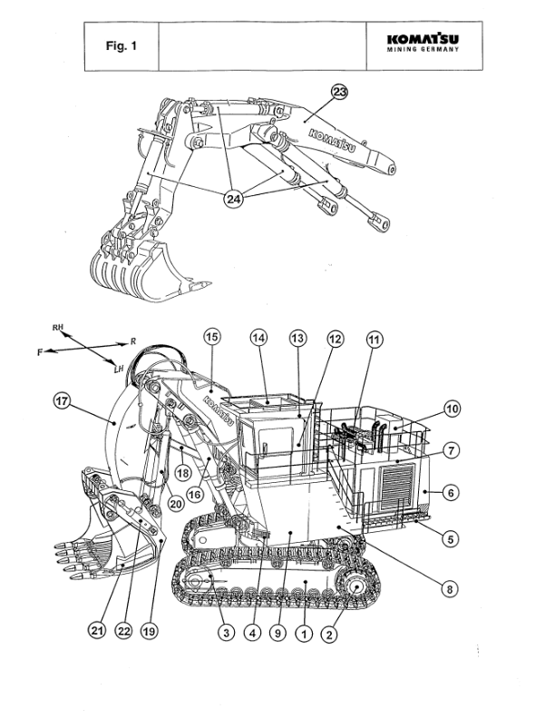 Komatsu PC3000-1 Mining Shovel Excavator Workshop Manual SN 6174 and UP - Image 12