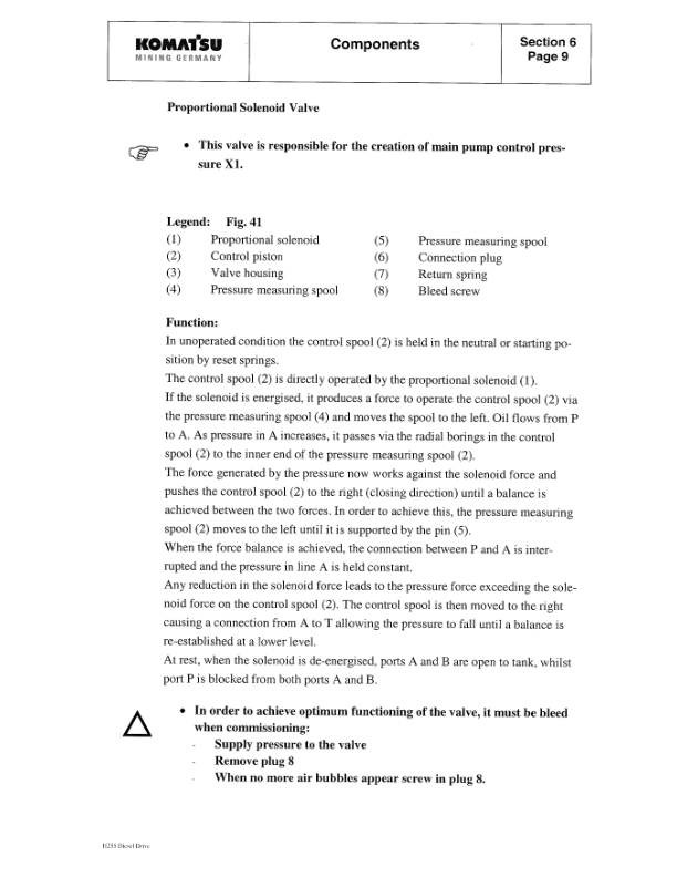 Komatsu PC3000-1 Mining Shovel Excavator Workshop Manual SN 6174 and UP - Image 14