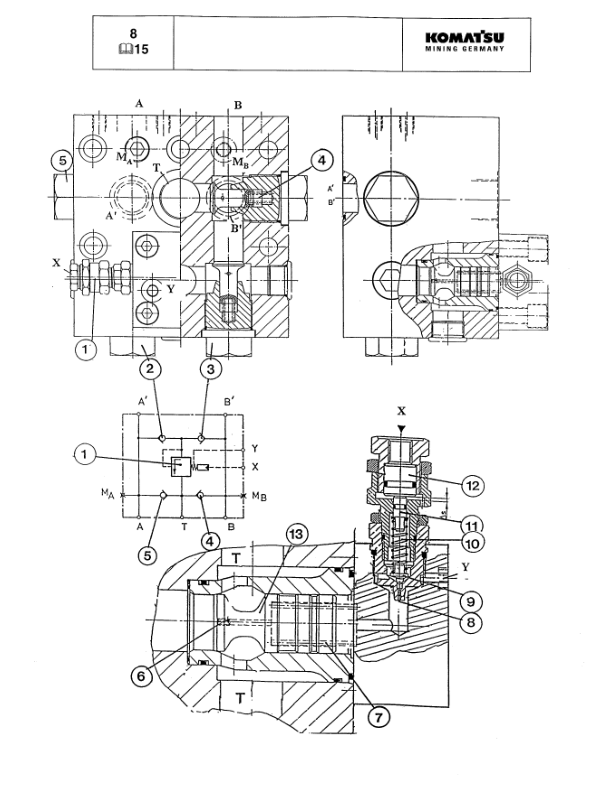 Komatsu PC3000-1 Mining Shovel Excavator Workshop Manual SN 6182 and UP - Image 11
