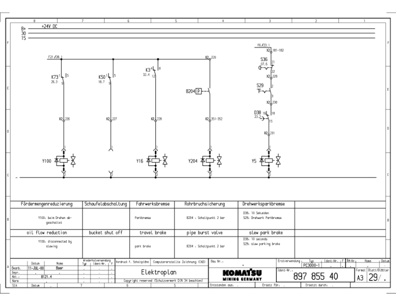 Komatsu PC3000-1 Mining Shovel Excavator Workshop Manual SN 6182 and UP - Image 19