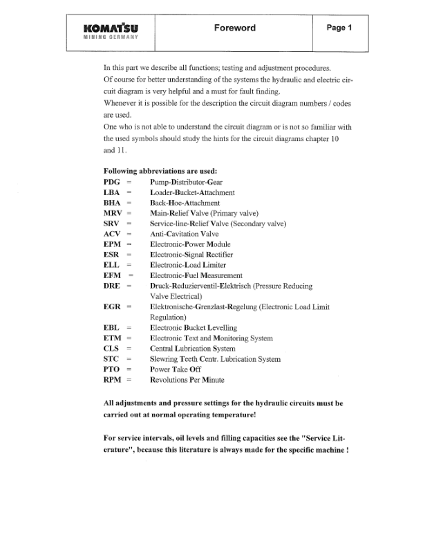Komatsu PC3000-1 Mining Shovel Excavator Workshop Manual SN 6182 and UP - Image 9