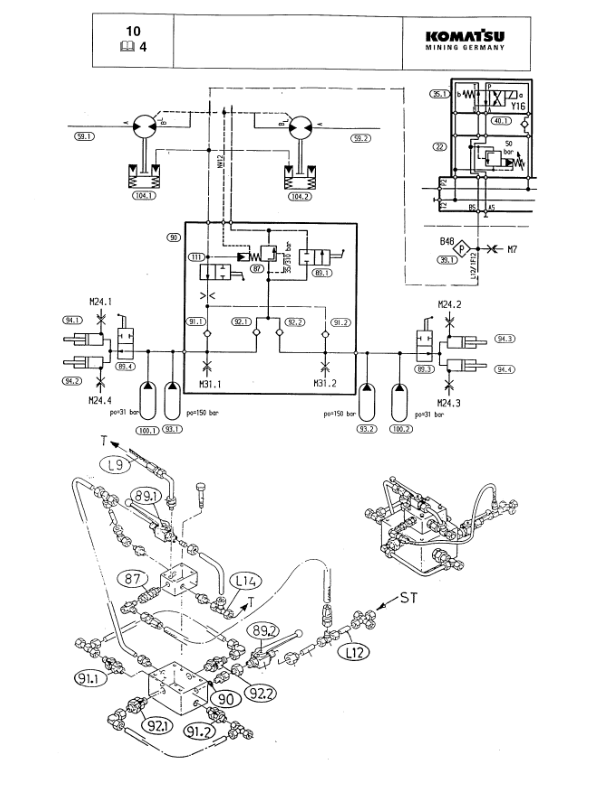 Komatsu PC3000-1 Mining Shovel Excavator Workshop Manual SN 6182 and UP - Image 15