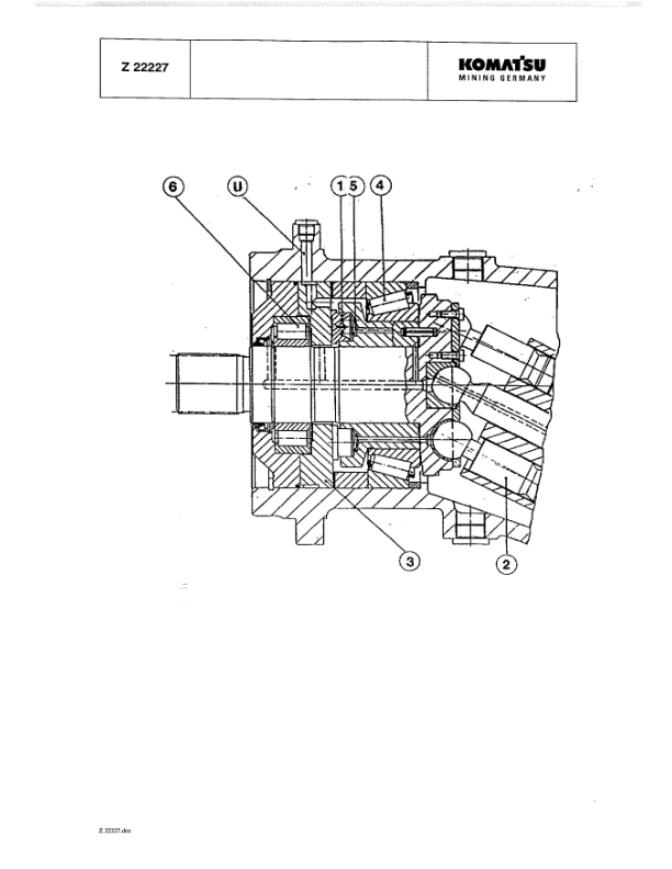 Komatsu PC3000-1 Mining Shovel Excavator Workshop Manual SN 6194 and UP - Image 13