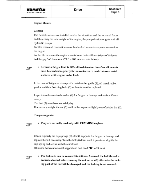 Komatsu PC3000-1 Mining Shovel Excavator Workshop Manual SN 6194 and UP - Image 16