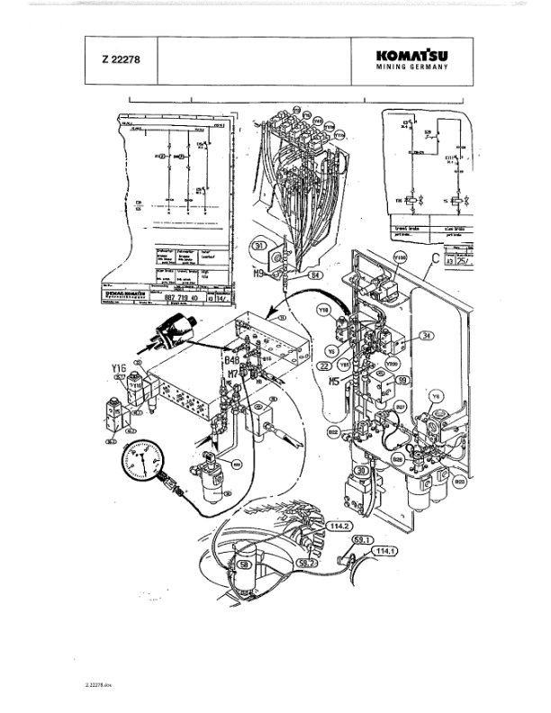 Komatsu PC3000-1 Mining Shovel Excavator Workshop Manual SN 6199 and UP - Image 17