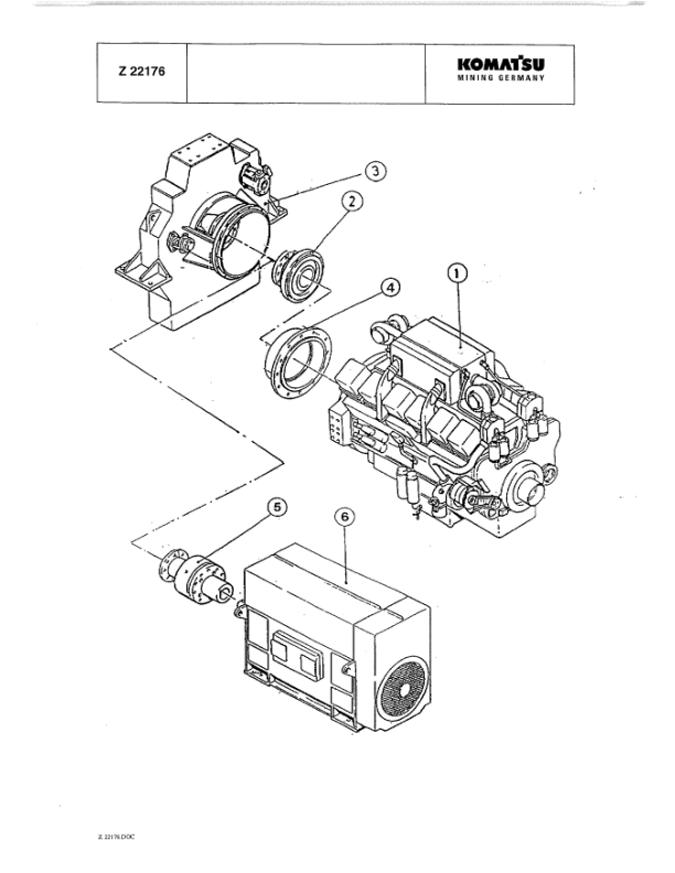 Komatsu PC3000-1 Mining Shovel Excavator Workshop Manual SN 6199 and UP - Image 4