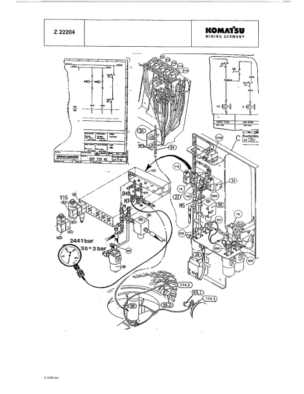 Komatsu PC3000-1 Mining Shovel Excavator Workshop Manual SN 6199 and UP - Image 22