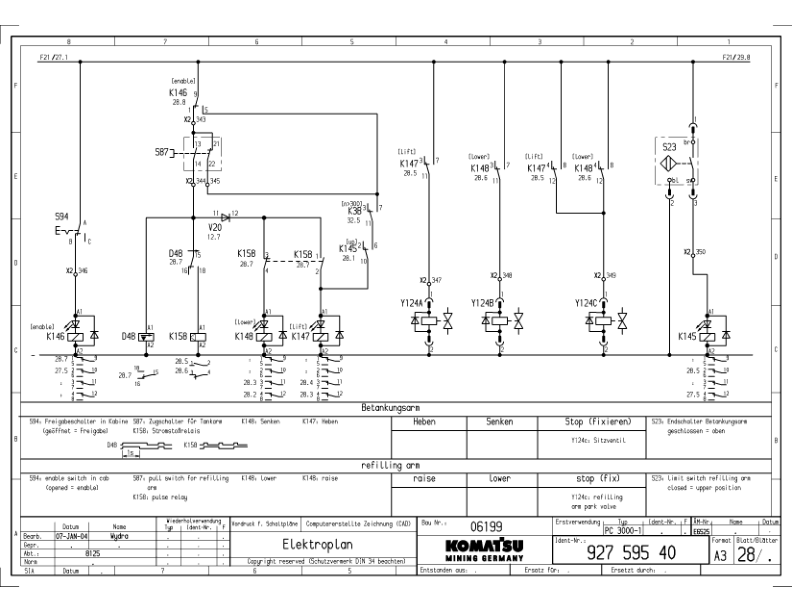 Komatsu PC3000-1 Mining Shovel Excavator Workshop Manual SN 6199 and UP - Image 20