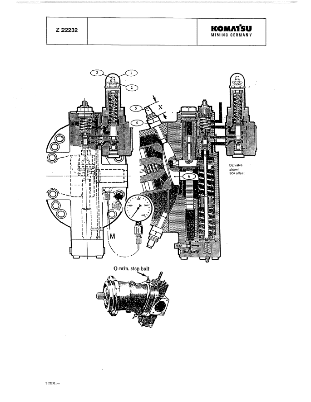 Komatsu PC3000-1 Mining Shovel Excavator Workshop Manual SN 6199 and UP - Image 14