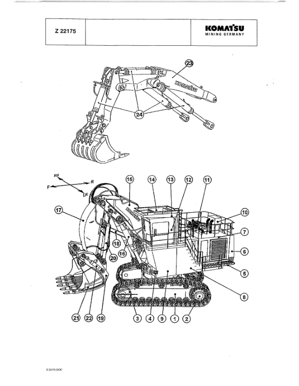 Komatsu PC3000-1 Mining Shovel Excavator Workshop Manual SN 6199 and UP - Image 11