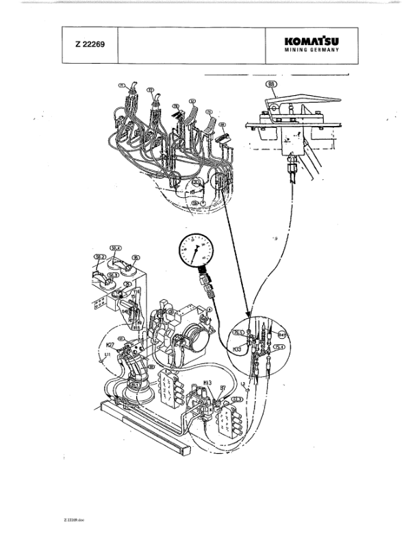 Komatsu PC3000-1 Mining Shovel Excavator Workshop Manual SN 6199 and UP - Image 16