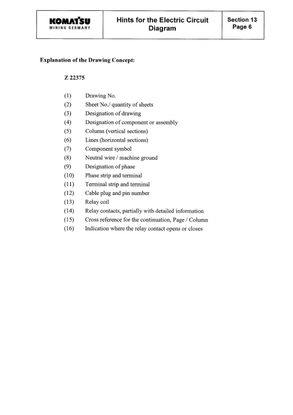 Komatsu PC3000-1E Mining Shovel Excavator Service Manual SN 06220 and UP - Image 14