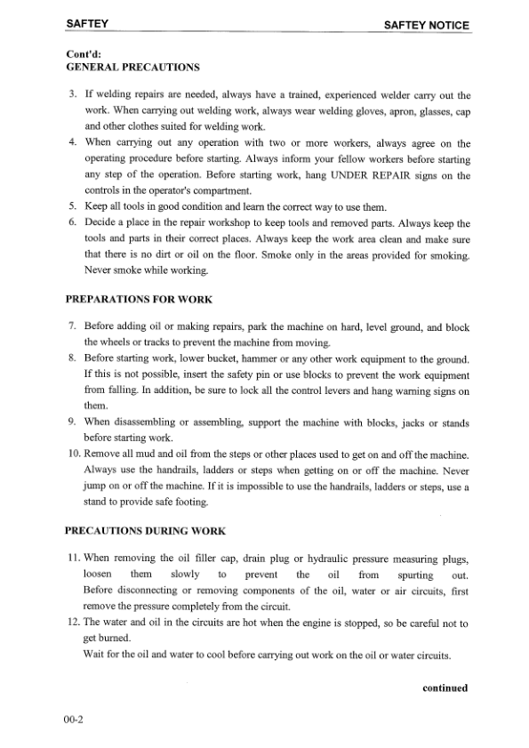 Komatsu PC3000-1E Mining Shovel Excavator Service Manual SN 06220 and UP - Image 6