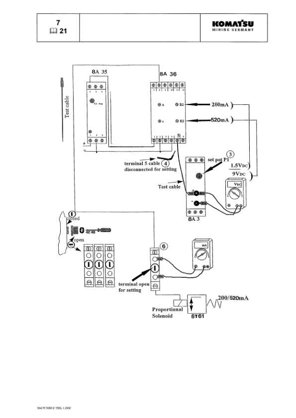 Komatsu PC3000-1E Mining Shovel Excavator Service Manual SN 06220 and UP - Image 11