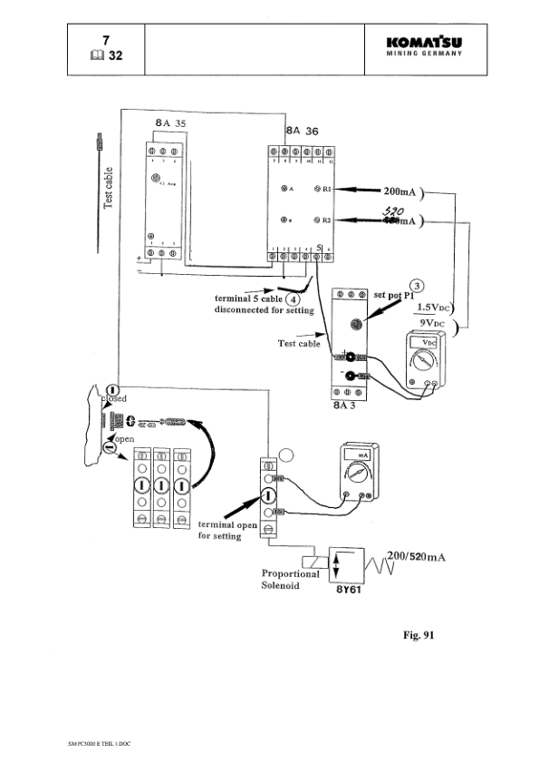 Komatsu PC3000-1E Mining Shovel Excavator Service Manual SN 06220 and UP - Image 12