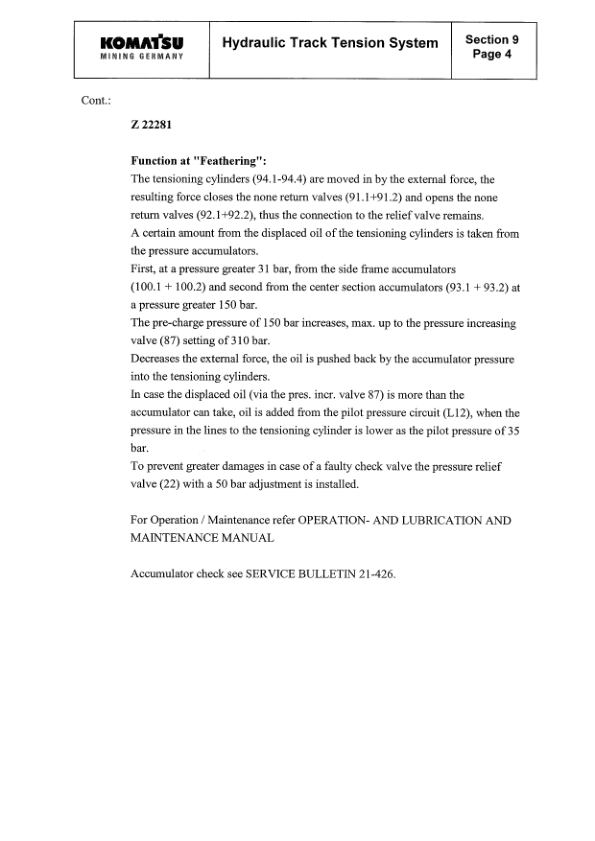 Komatsu PC3000-1E Mining Shovel Excavator Service Manual SN 06220 and UP - Image 13