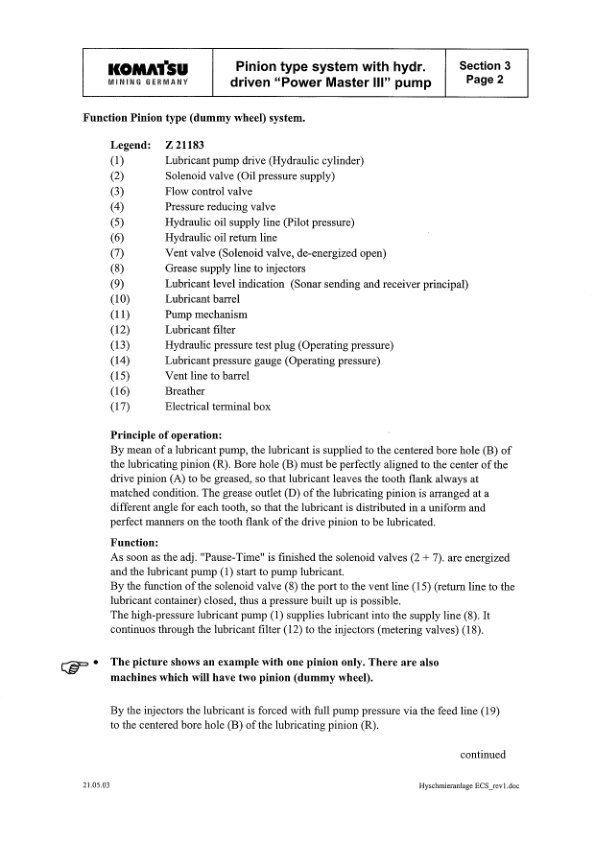Komatsu PC3000-1E Mining Shovel Excavator Service Manual SN 06220 and UP - Image 17