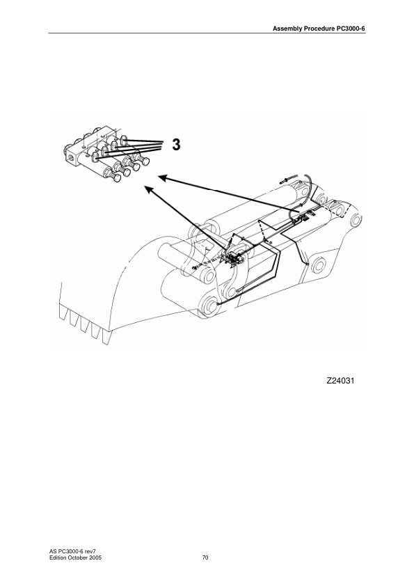 Komatsu PC3000-6 Mining Shovel Excavator Field Assembly Manual - Image 11