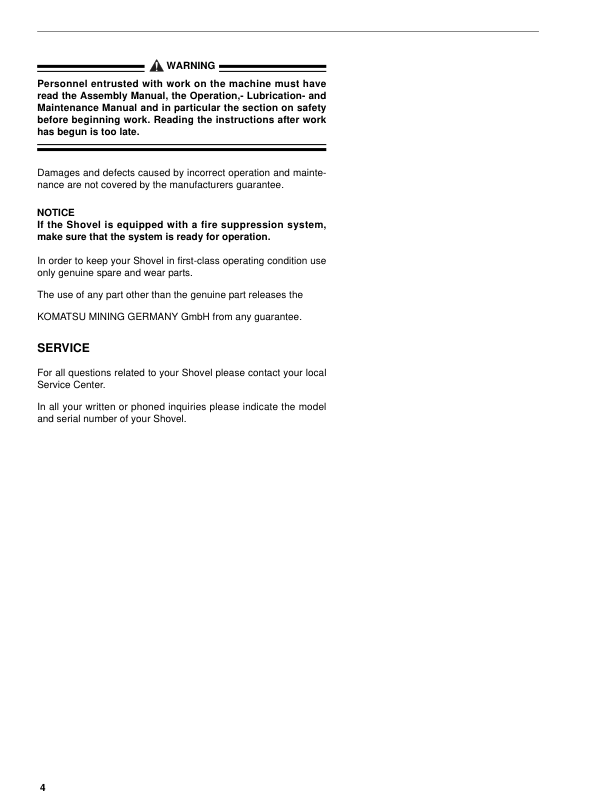 Komatsu PC3000-6 Mining Shovel Excavator Workshop Manual SN 06208 46151 and UP - Image 8