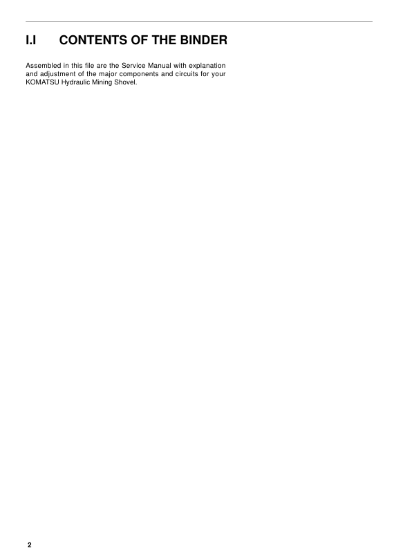 Komatsu PC3000-6 Mining Shovel Excavator Workshop Manual SN 06208 46151 and UP - Image 6