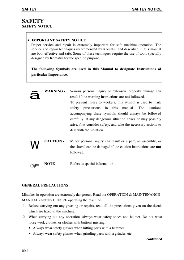 Komatsu PC4000-6 Mining Shovel Excavator Workshop Manual SN 08152 to 08175 - Image 8
