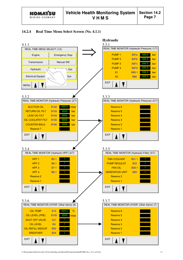 Komatsu PC4000-6 Mining Shovel Excavator Workshop Manual SN 08152 to 08175 - Image 21