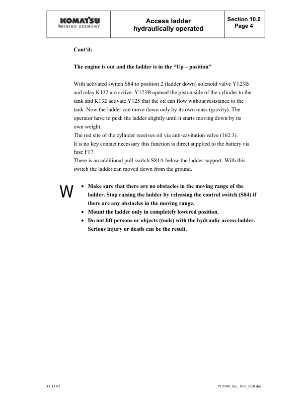 Komatsu PC4000-6 Mining Shovel Excavator Workshop Manual SN 8152 and UP - Image 20