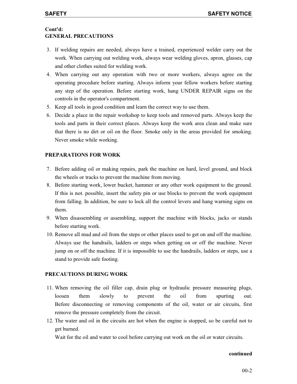 Komatsu PC4000-6 Mining Shovel Excavator Workshop Manual SN 8152 and UP - Image 8