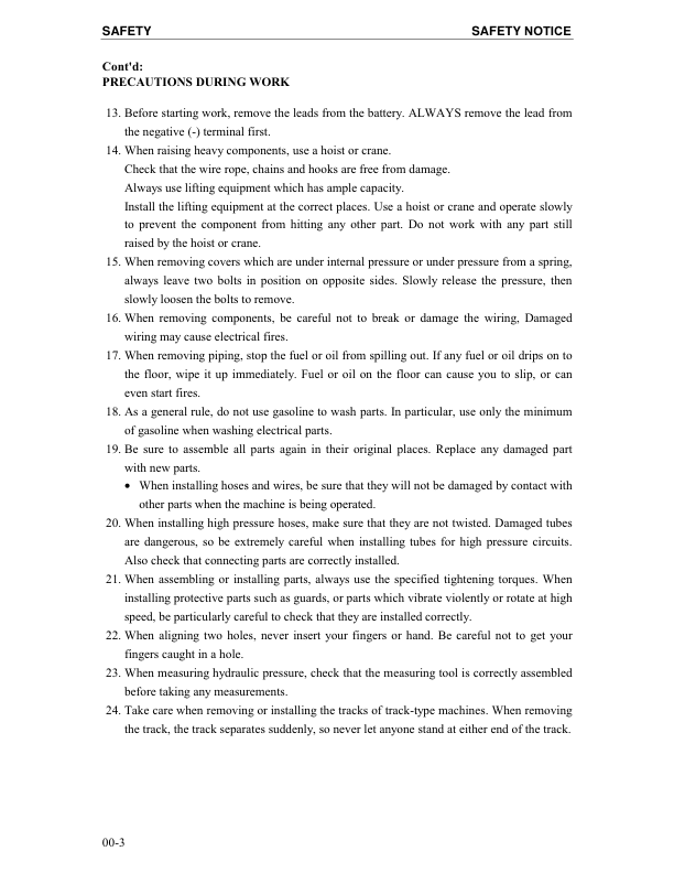 Komatsu PC4000-6 Mining Shovel Excavator Workshop Manual SN 8152 and UP - Image 9