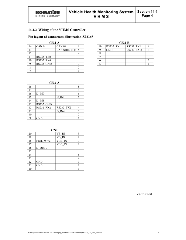 Komatsu PC4000-6 Mining Shovel Excavator Workshop Manual SN 8155 and UP - Image 20