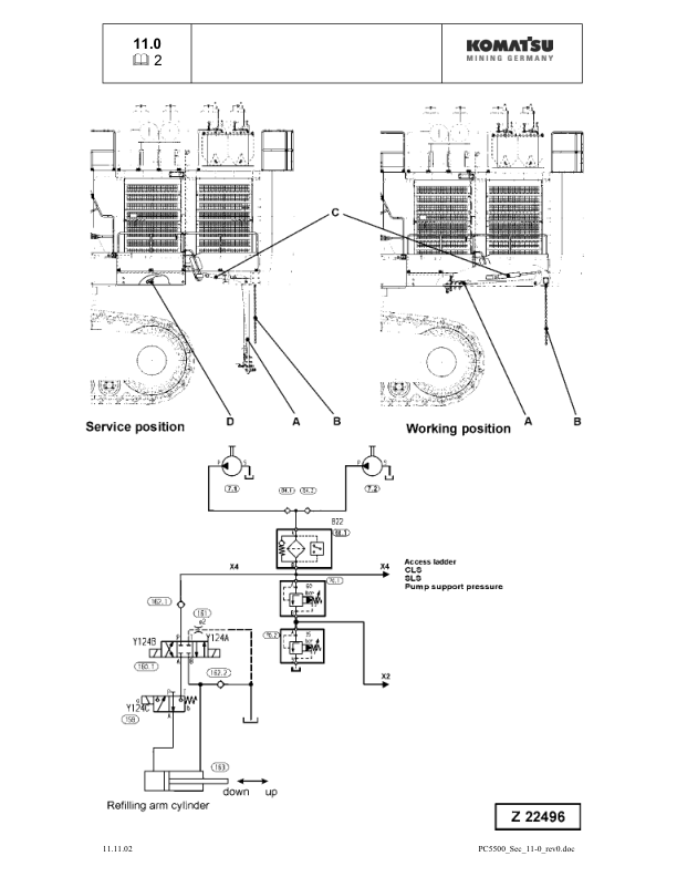 Komatsu PC4000-6 Mining Shovel Excavator Workshop Manual SN 8155 and UP - Image 17