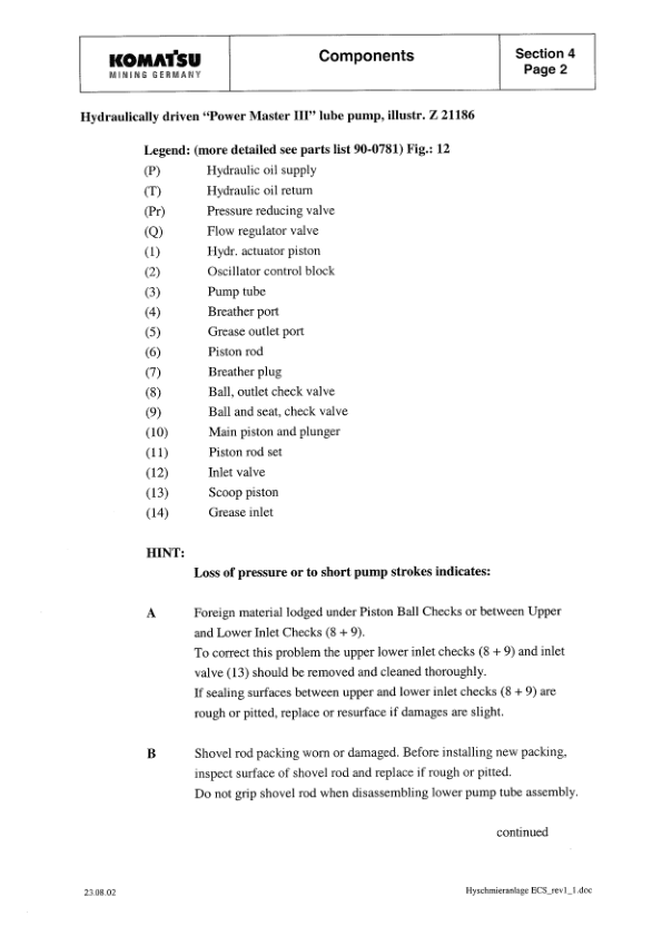 Komatsu PC4000-6 Mining Shovel Excavator Workshop Manual SN 8170 and UP - Image 18