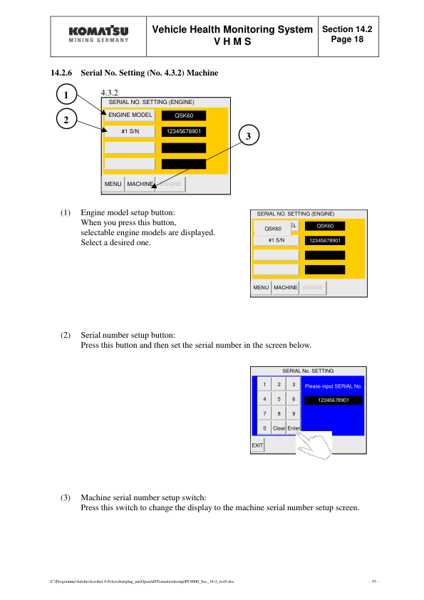 Komatsu PC4000-6 Mining Shovel Excavator Workshop Manual SN 8170 and UP - Image 17